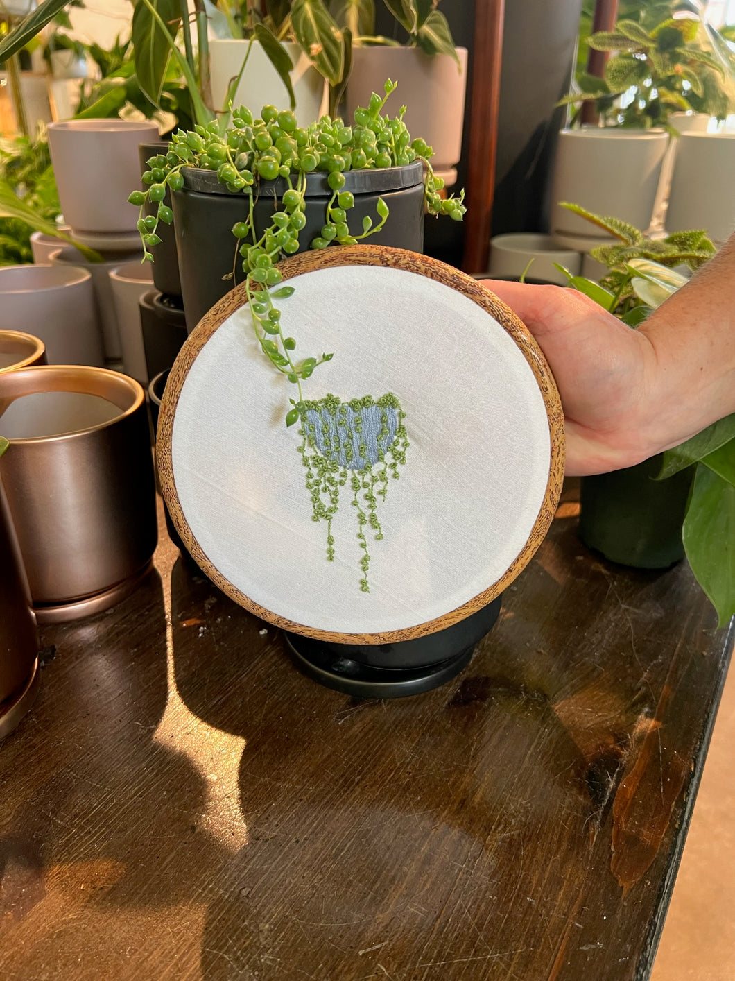 String of Pearls Embroidery