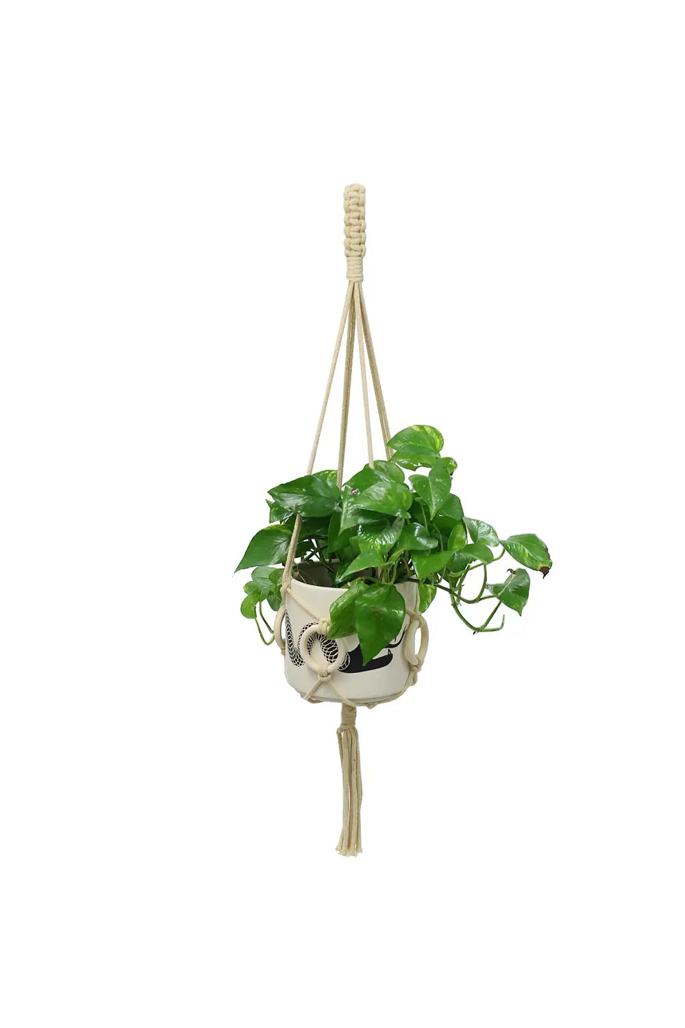 Wooden Ring Macrame Hanger